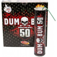 Эффекты:
1. Очень громкий хлопок
... Петарды DUM BUM 50 (150х30 мм.) 1 шт.